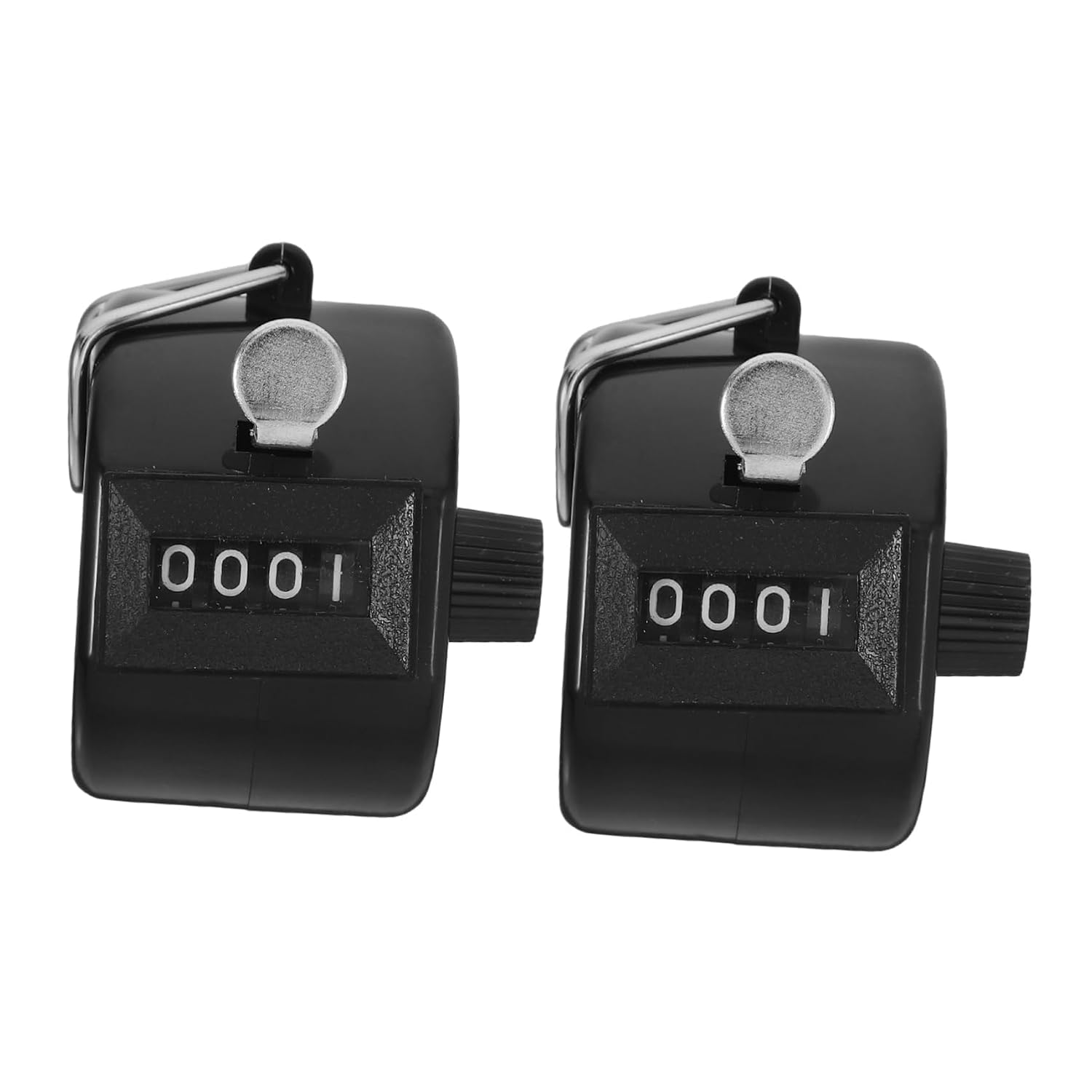 GLEAVI 2pcs Handheld Digital Click Counter Manual Counter for Retail Exhibitions Events Display Sturdy Plastic Construction Finger Clicker for Accurate Visitor Tracking