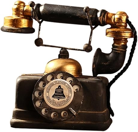 AISHUAIGE Retro- TelefonmodellcafAwohnzimmerfensterdekoration verziert Handwerksverzierungen AISHUAIGE Retro- TelefonmodellcafAwohnzimmerfensterdekoration verziert Handwerksverzierungen