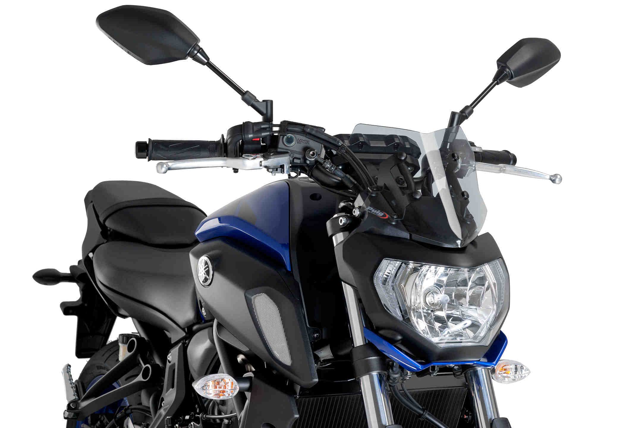 Puig 9666H Windshield Naked New Generation Sport Smoke