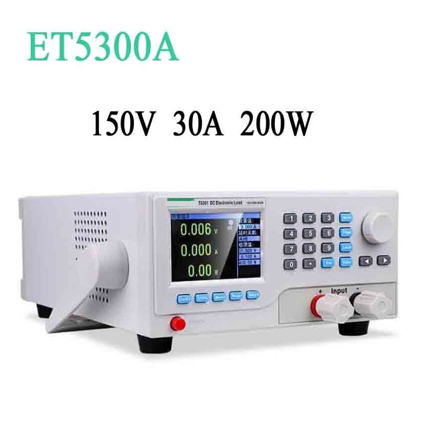 Probador de batería, Probador De Carga Electrónico Programable ET5300A ET5300 DC 150V/40A/400W Prueba Batería Que IT8512(ET5300A)