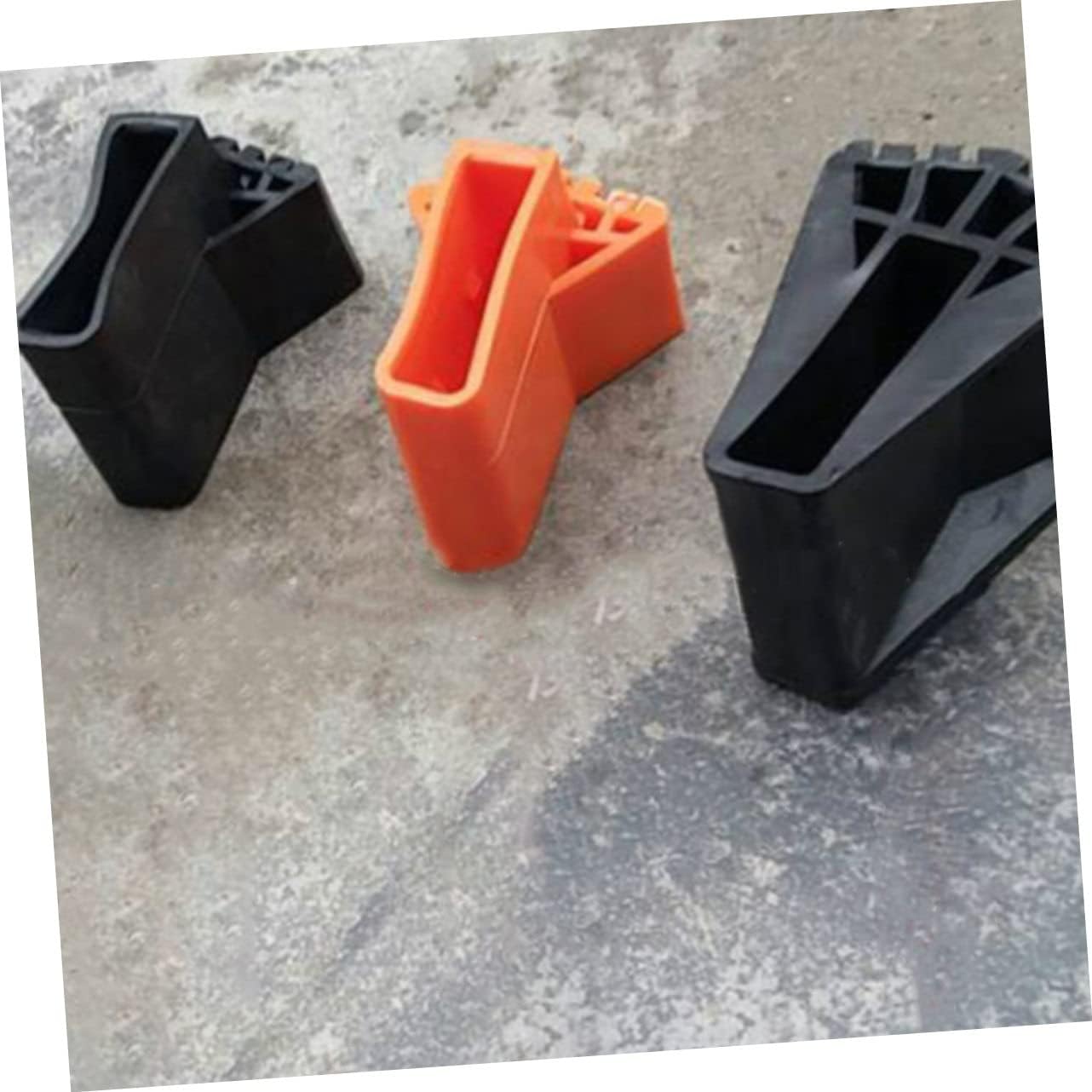 ARTIBETTER 8pcs Ladder Feet Protector Non- Pads for Folding Ladders for Stability Easy Installation for Home Use and Safety