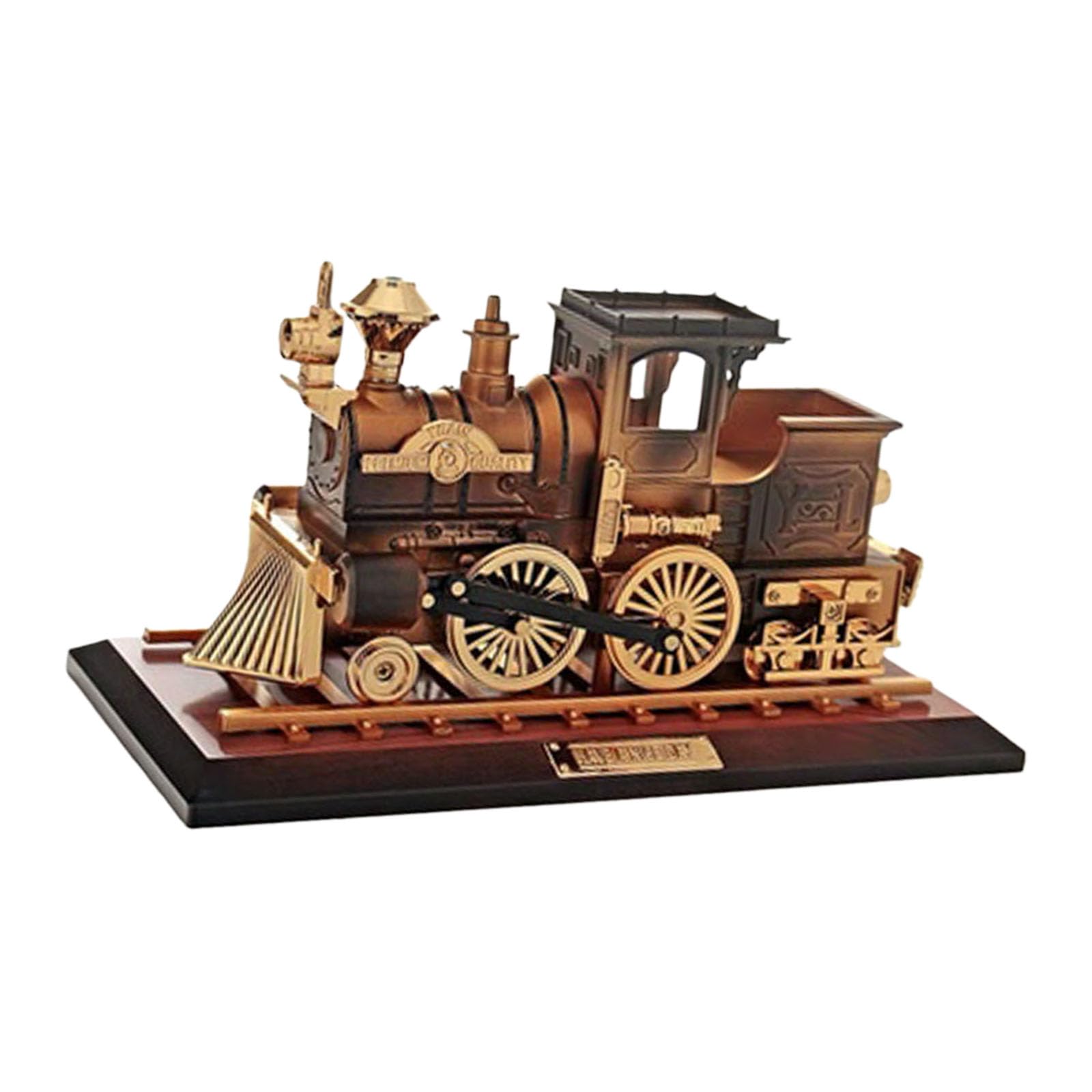 Hsioluted Nostalgic Railway Train and Antique Vehicle Car Model Musical Ornament with Hand Cranked Wind Up Mechanism Home Decors Music Box