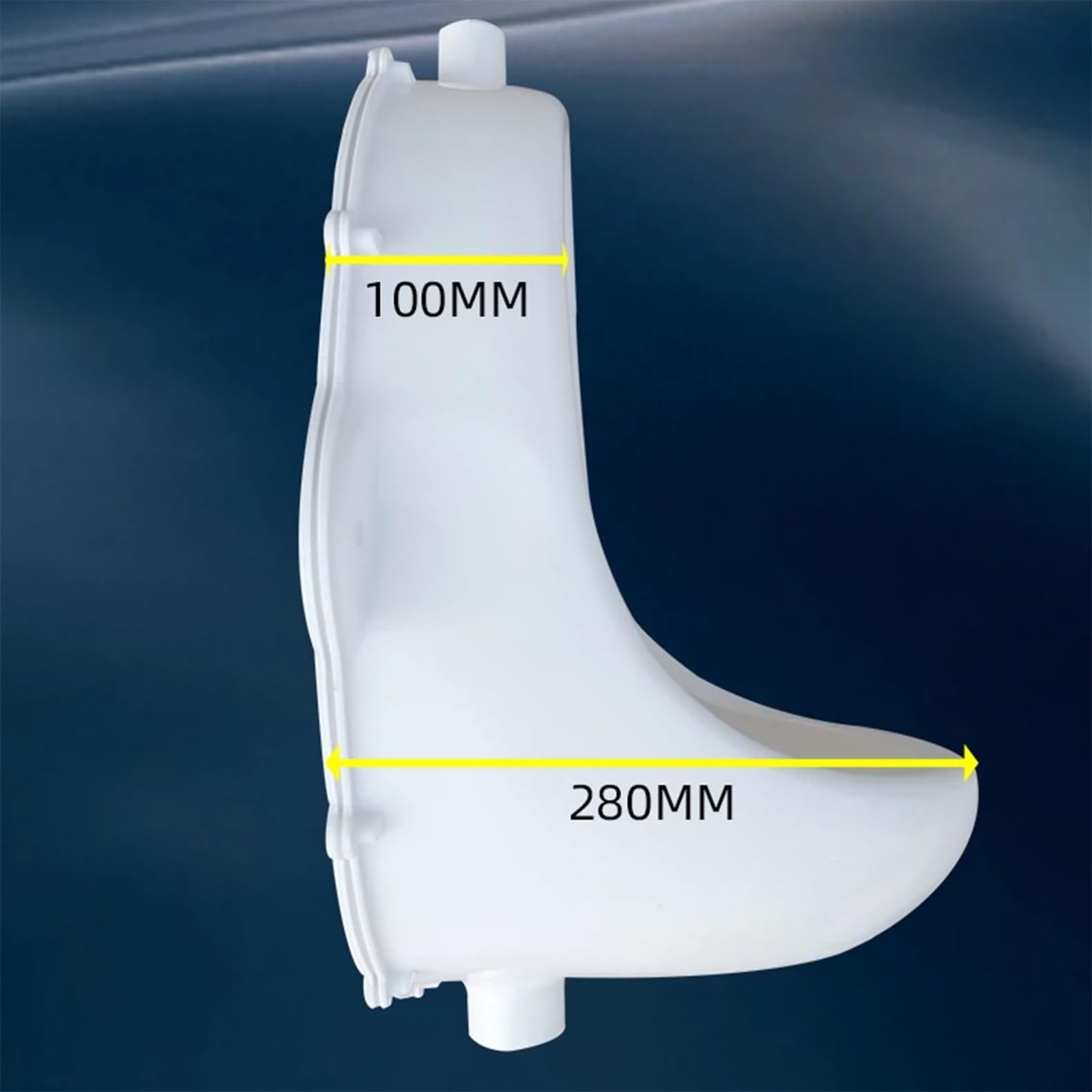 Wand-Urinal Mit Deckel – Geruchshemmend, Spülfunktion, Für Garage, Wohnmobil, Camping & Heim