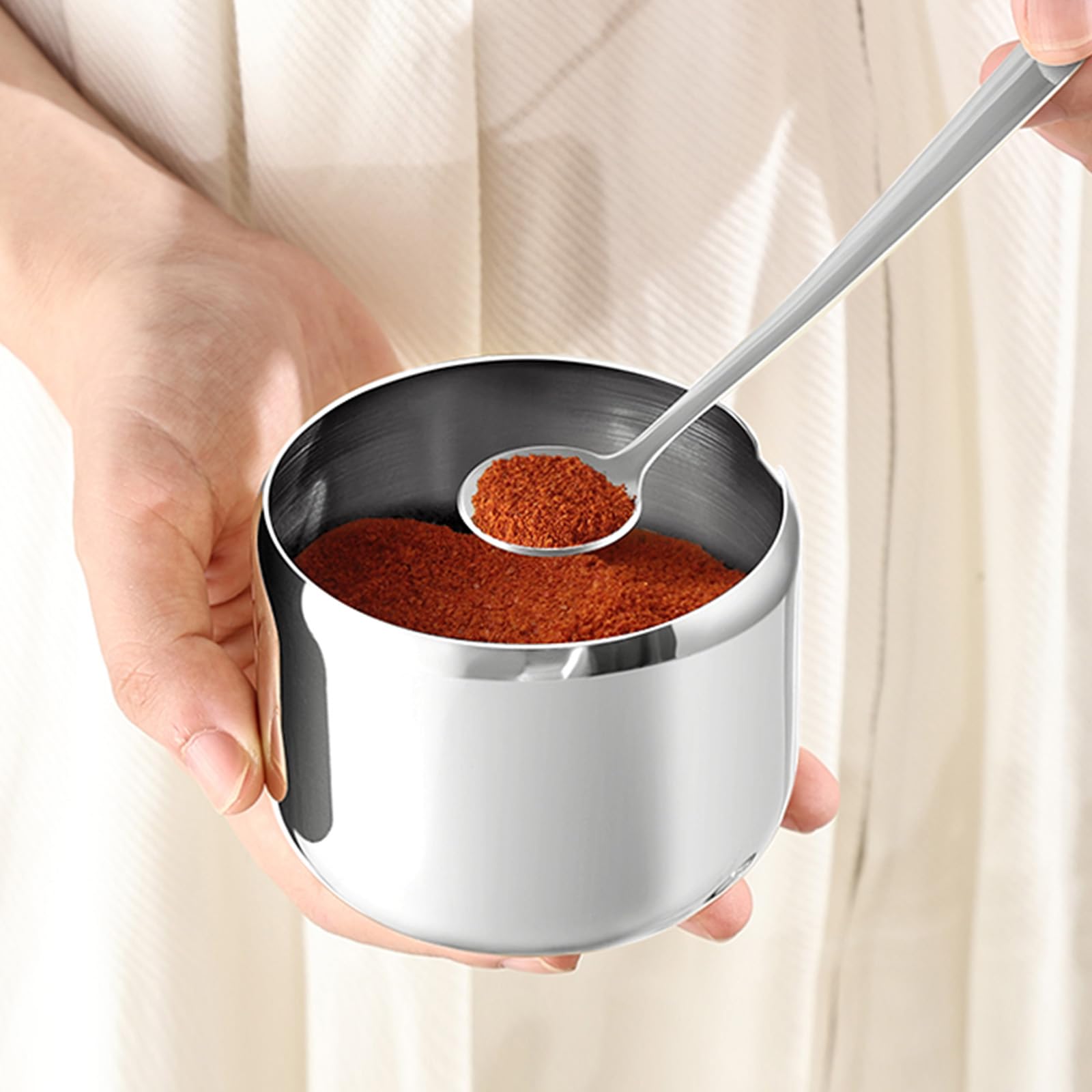 Azucarero y Jarra Leche Set,Jarra Leche Barista,Jarra de Leche Acero inoxidable,Azucarero de acero inoxidable con cuchara y tapa de cristal,para Barista, Capuchino