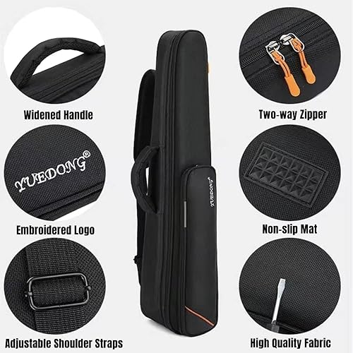 Miniatura 3 de ERINGOGO Bolsa portátil para saxofón y clarinete para saxofón, bolsa de transporte universal para saxofón tenor soprano, instrumento de clarinete