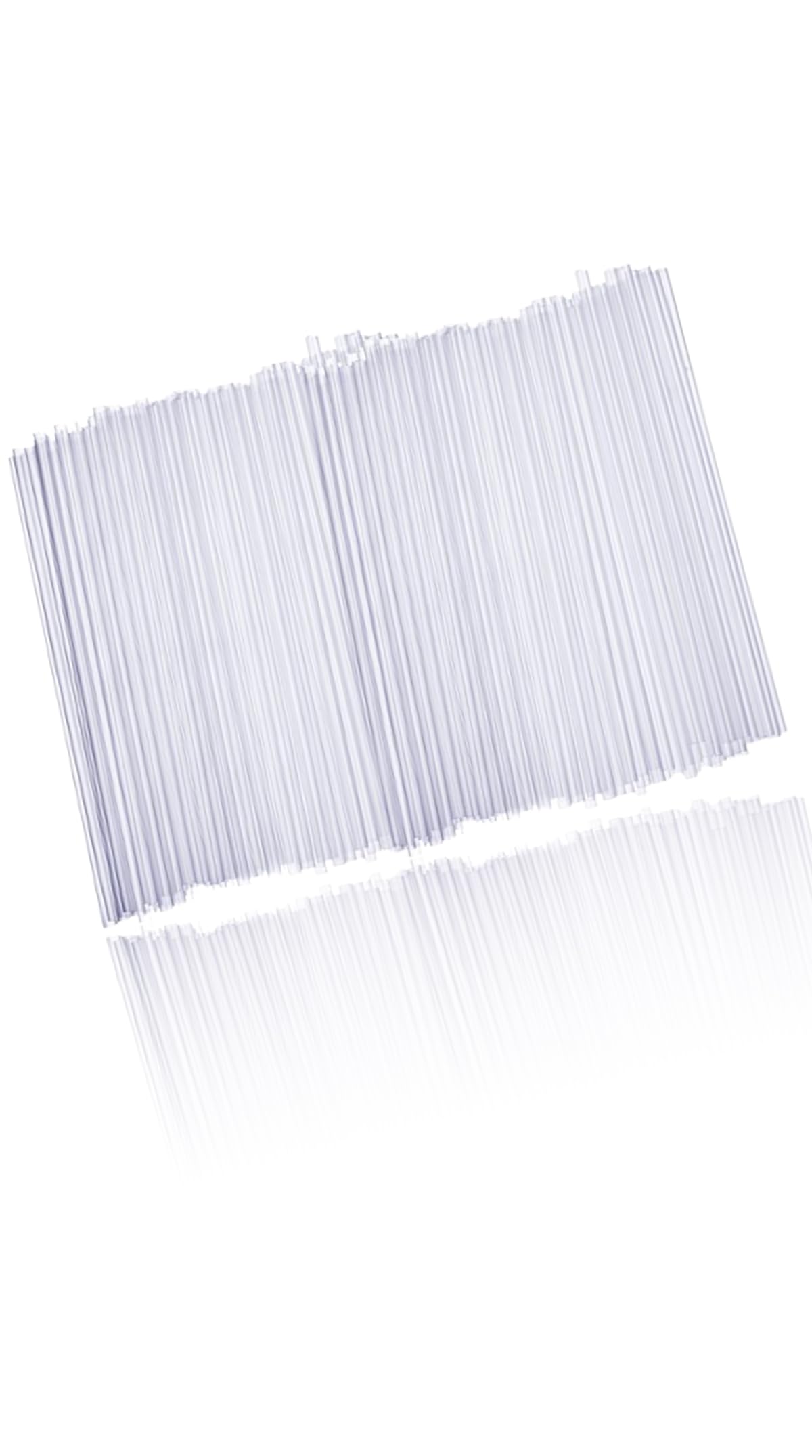 Clear Disposable Plastic Drinking Straws - 10" Length, 200 Count