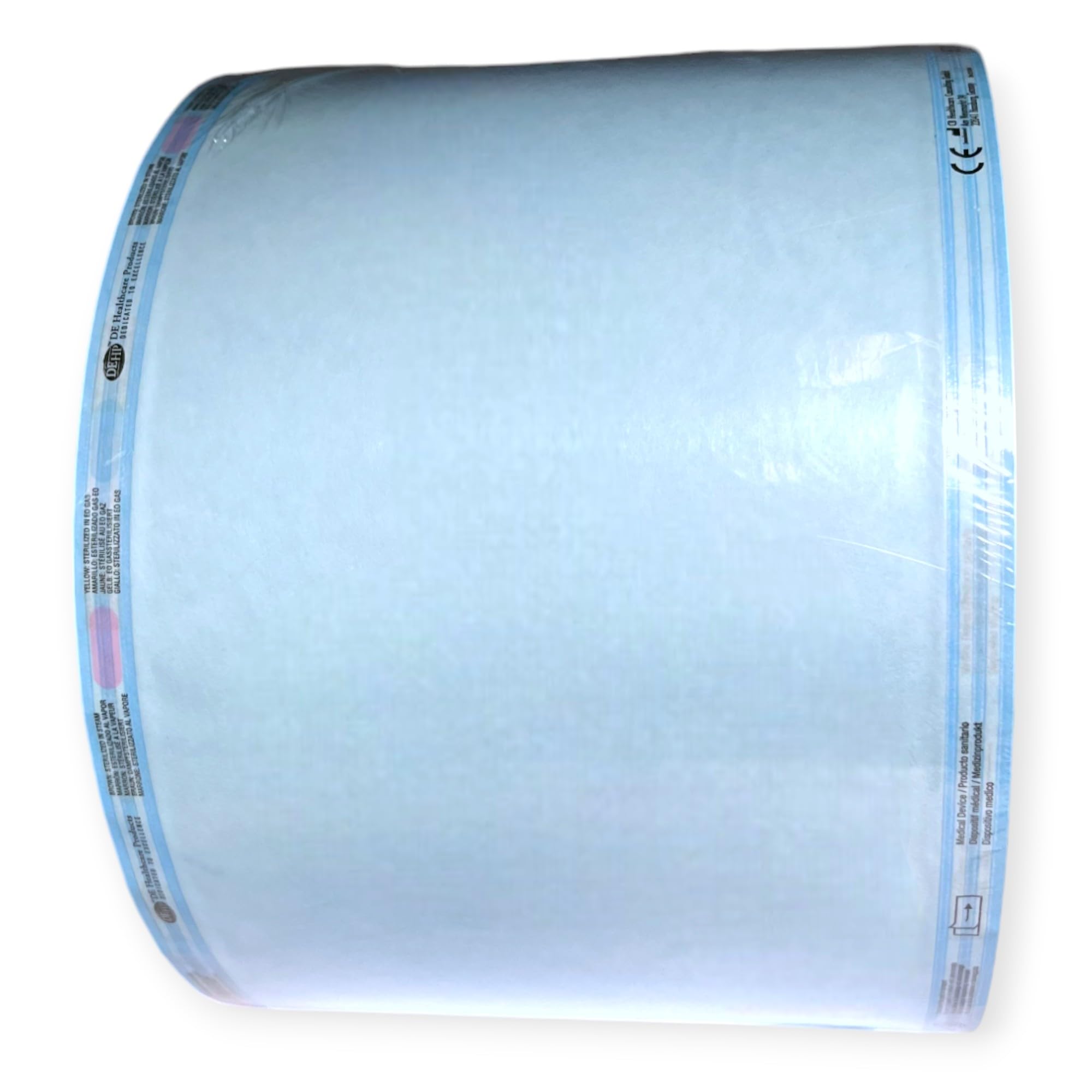 Sterilisationsfolie mit Indikator für Autoklaven 200m x 150mm, reißfest, latexfrei