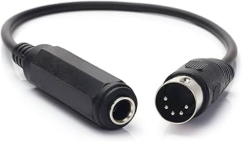 Amazon.co.jp: Rosebe MIDI ケーブル, DIN 5ピンオスから6.35mm (1/4