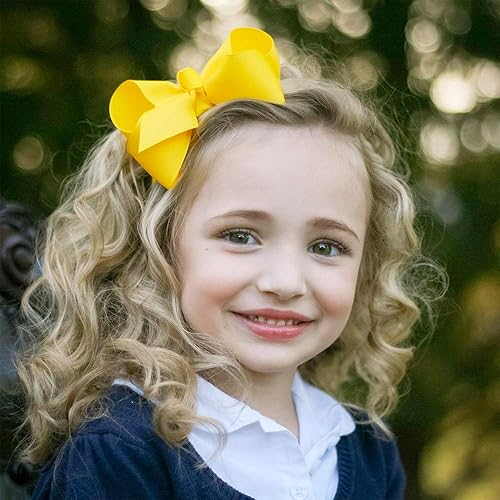 Miniatura 3 de HLIN 6 pinzas para el pelo para niñas pequeñas a juego con muñecas y niñas americanas (6 x 2, 4.5 x 2, 3 x 2)