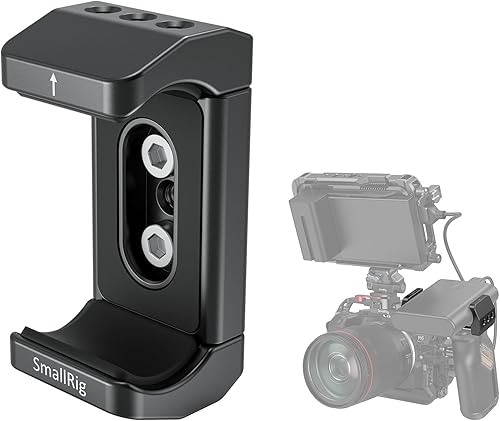 SmallRig Soporte de banco de energía de aluminio, abrazadera de montaje Powerbank compatible con rango de ancho: 2.087 in – 3.307 in (2.1–3.3