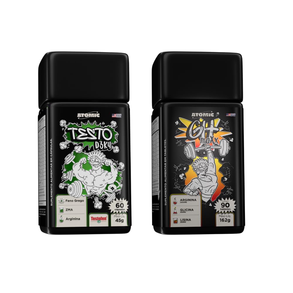 Hormônio do crescimento (GH): o que é, para que serve e efeitos colaterais-radardasaude 2 Combo 2- Testofen 300mg + GH Maxx - Atomic Labs