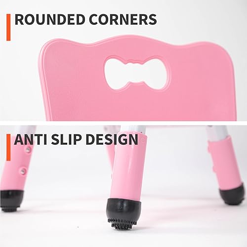 Miniatura 7 de UNICOO Silla para niños, silla de aula para niños adecuada para el aula familiar, preescolar, guardería, sala de juegos, silla infantil de altura