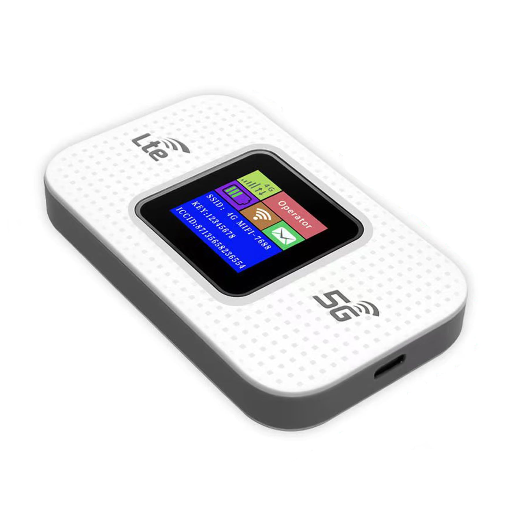 Pro Portable Wi-Fi Internet,Portable WiFi Hotspot for Travel/Home, Mobile WiFi Plus, High Speed Router, Up Sharing 10 Connected Devices