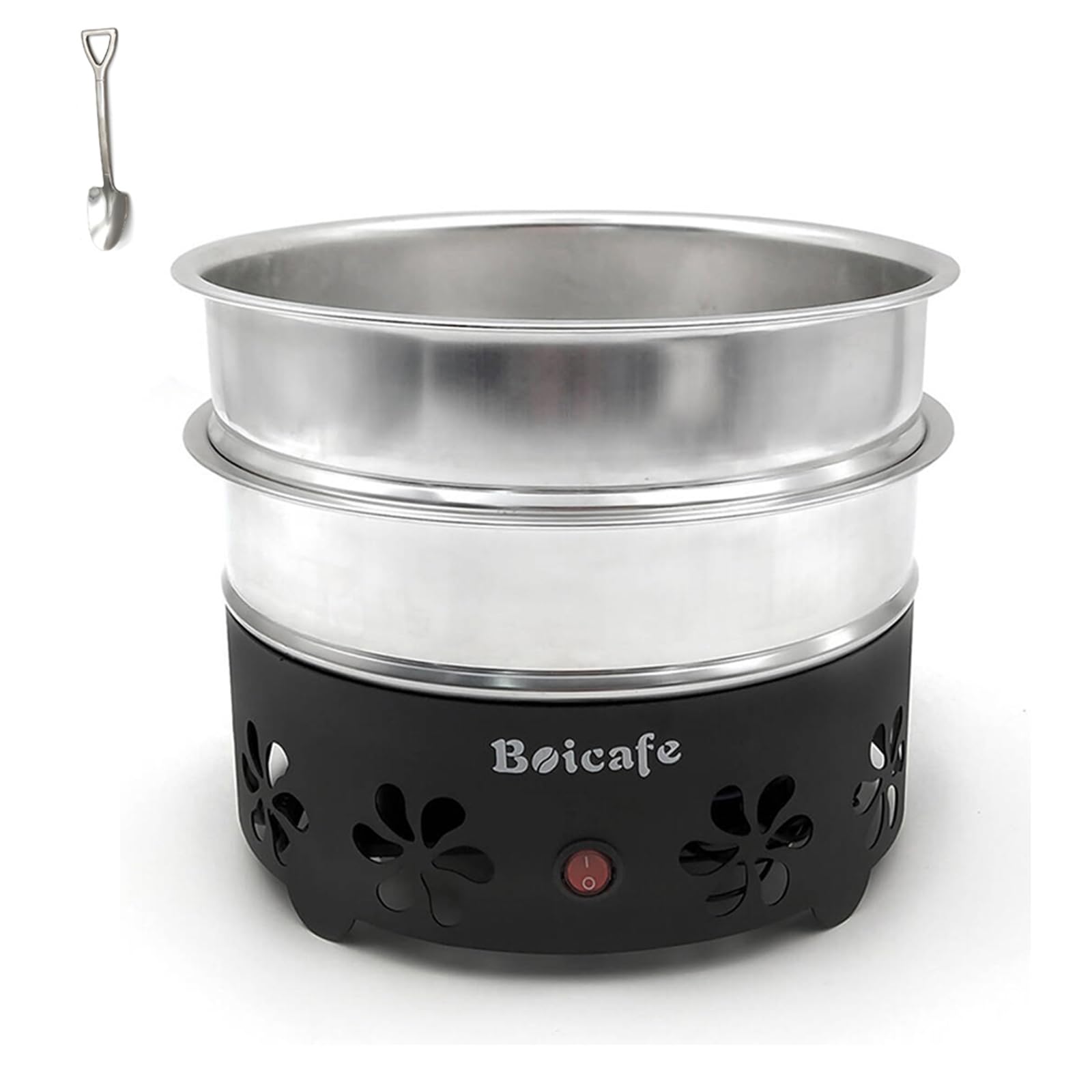 Coffee Bean Cooler Electronic Bean Cooling Machine with 304 Stainless Steel Mesh Two Layers 1 3lb Big Capacity