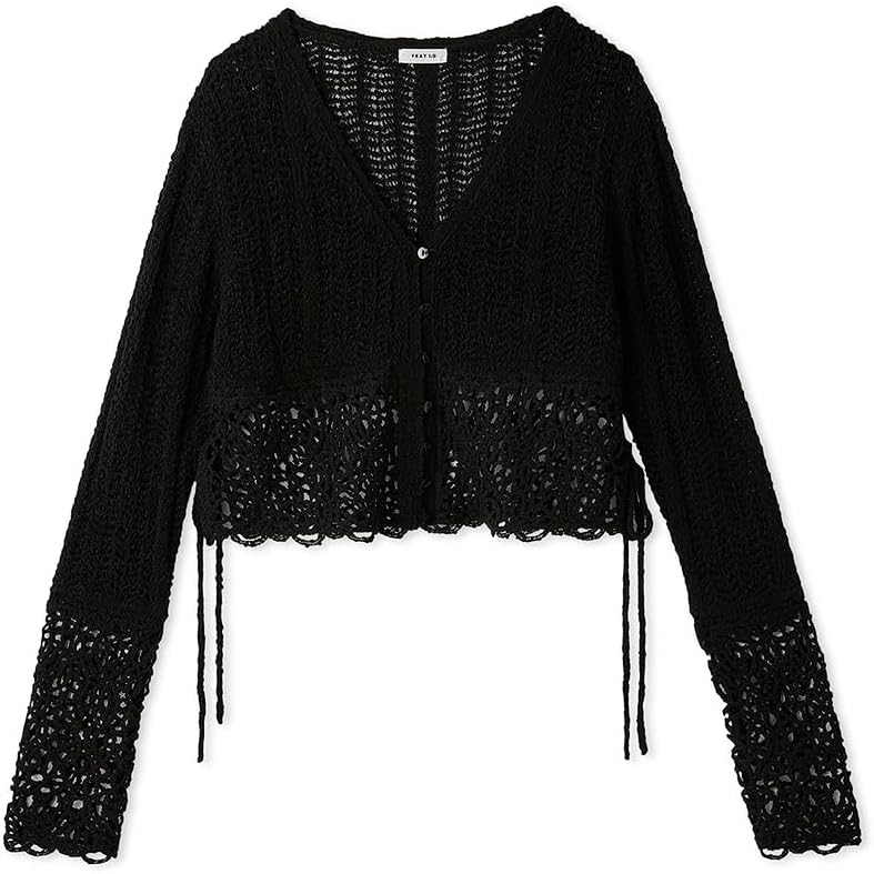 FRAY I.D エンブロイダリーニットカーディガン