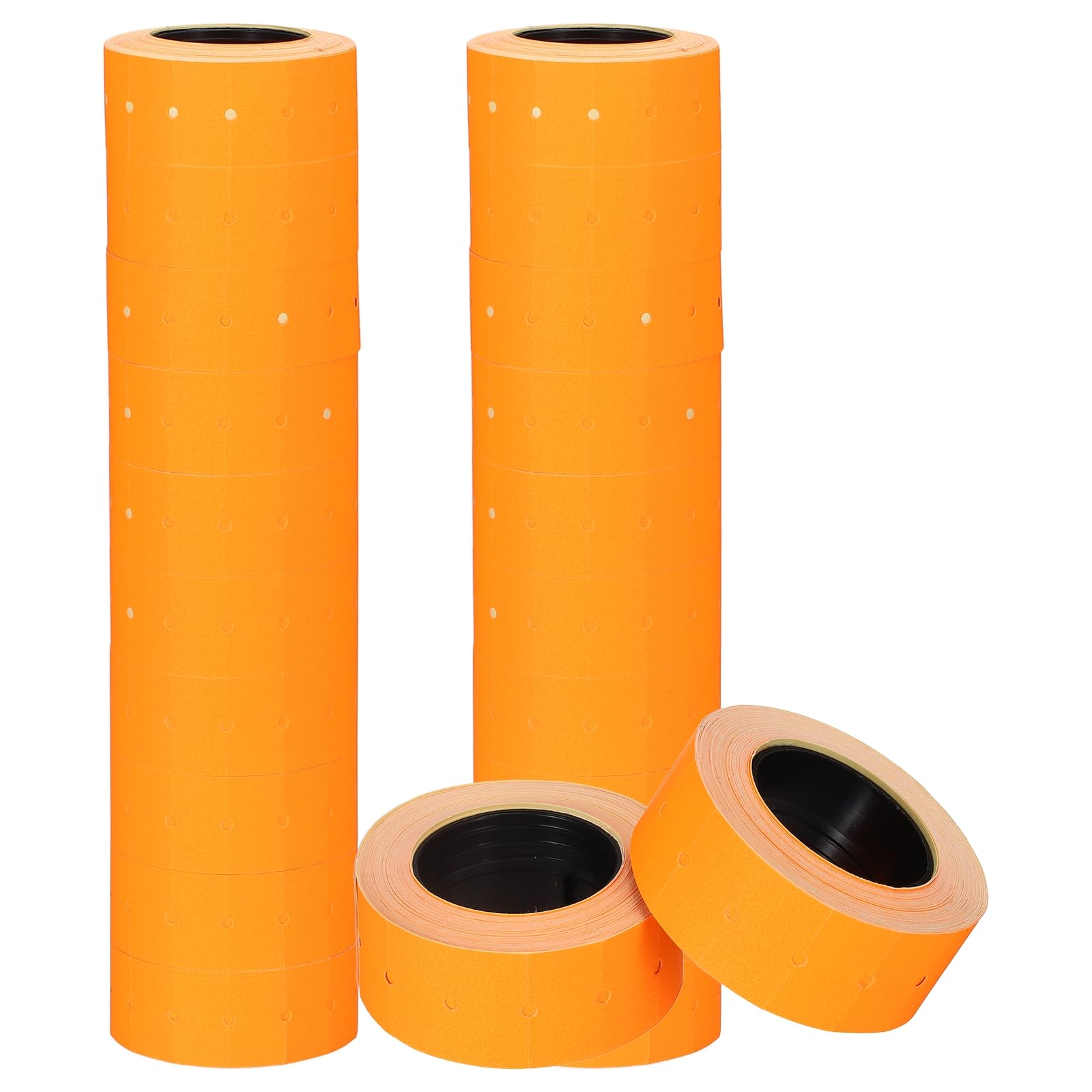 PATIKIL Price Gun Labels for Mx-5500, (20 Roll 10000Pcs, Orange), Sticky Price Marker Label Stickers Blank Tag Stickers, Suit for - Retail Shop Office