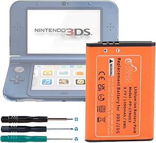 Pickle Power 3DS Battery, 1350mAh CTR-003 Battery for Nintendo 3DS, 2DS XL, 2DS Game Console with Tool Kit (Not for New 3DS and 3DS XL)