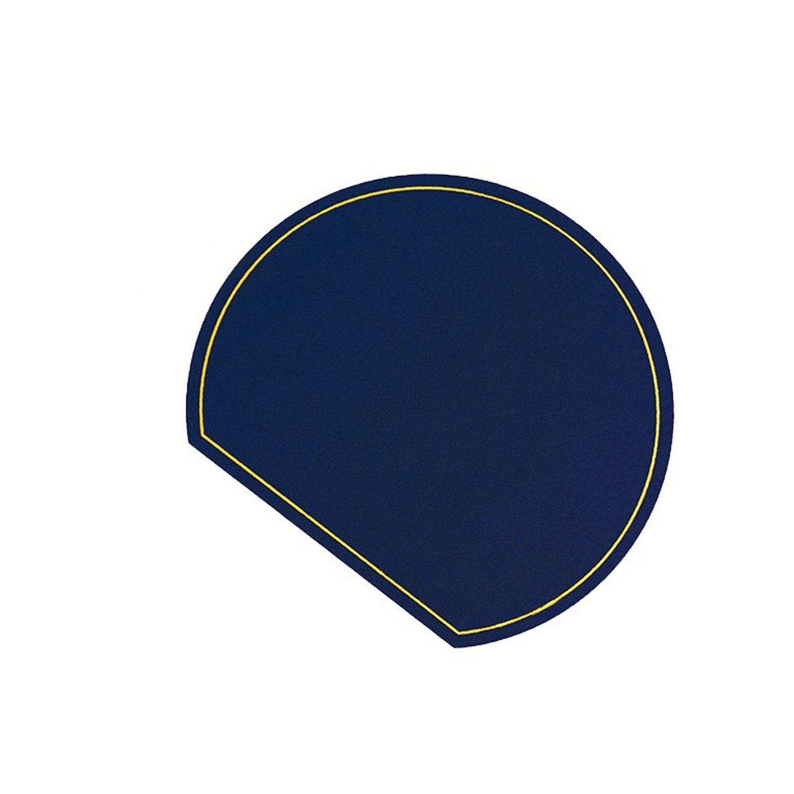 Set de table anti tache Beydodo lot de 12 napperon demi-rond imperméable pour cuisine