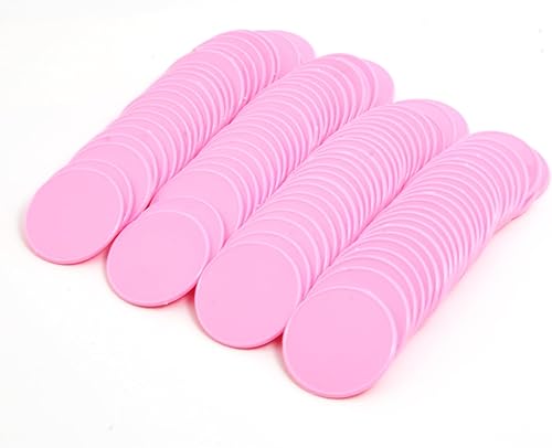 Vista 58 de Smartdealspro 100 unidades de 1.260 in/1.26 pulgadas de plástico opaco para contadores de aprendizaje Discos Mini fichas de Poker Fichas de Juego