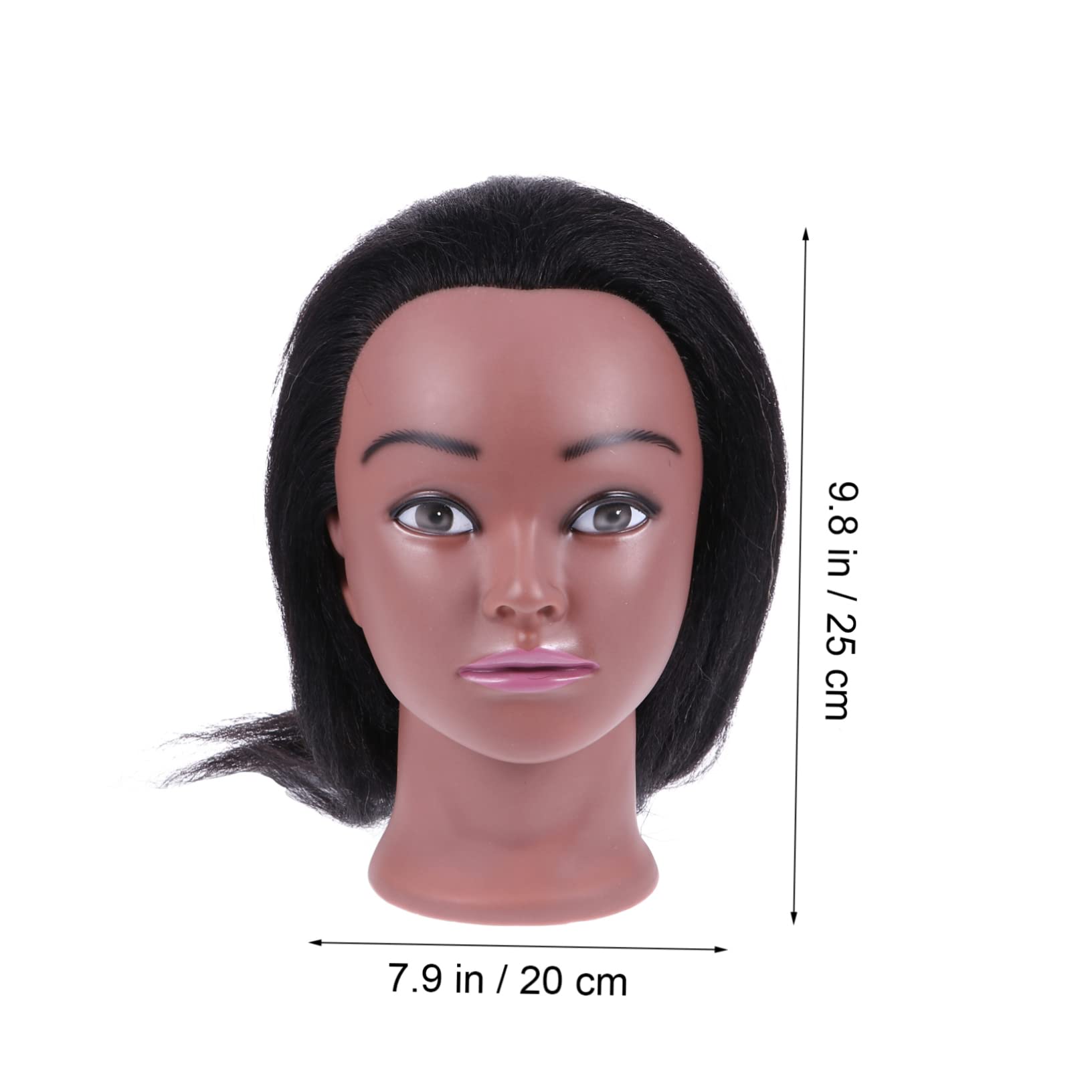 Didiseaon 1set Parrucchiere Per Allenamento Lunghi Manichino Cosmetologia Per Acconciature Scuole e Parrucchieri Inclusa Base