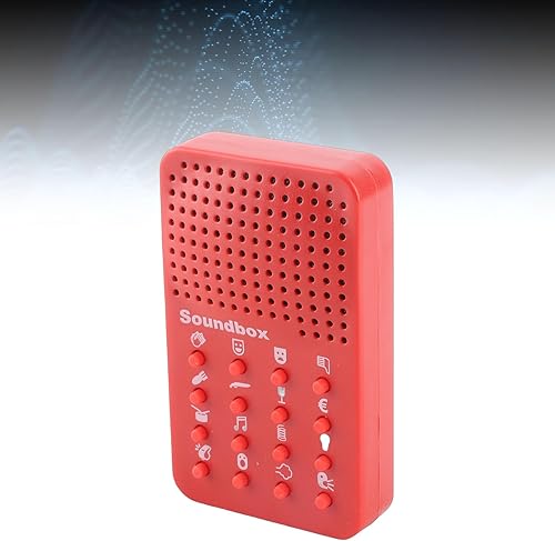 Miniatura 3 de Fabater Máquina de sonido electrónico portátil, broma novedosa para niños y adultos, divertida máquina de sonido con 16 efectos de sonido, juguete