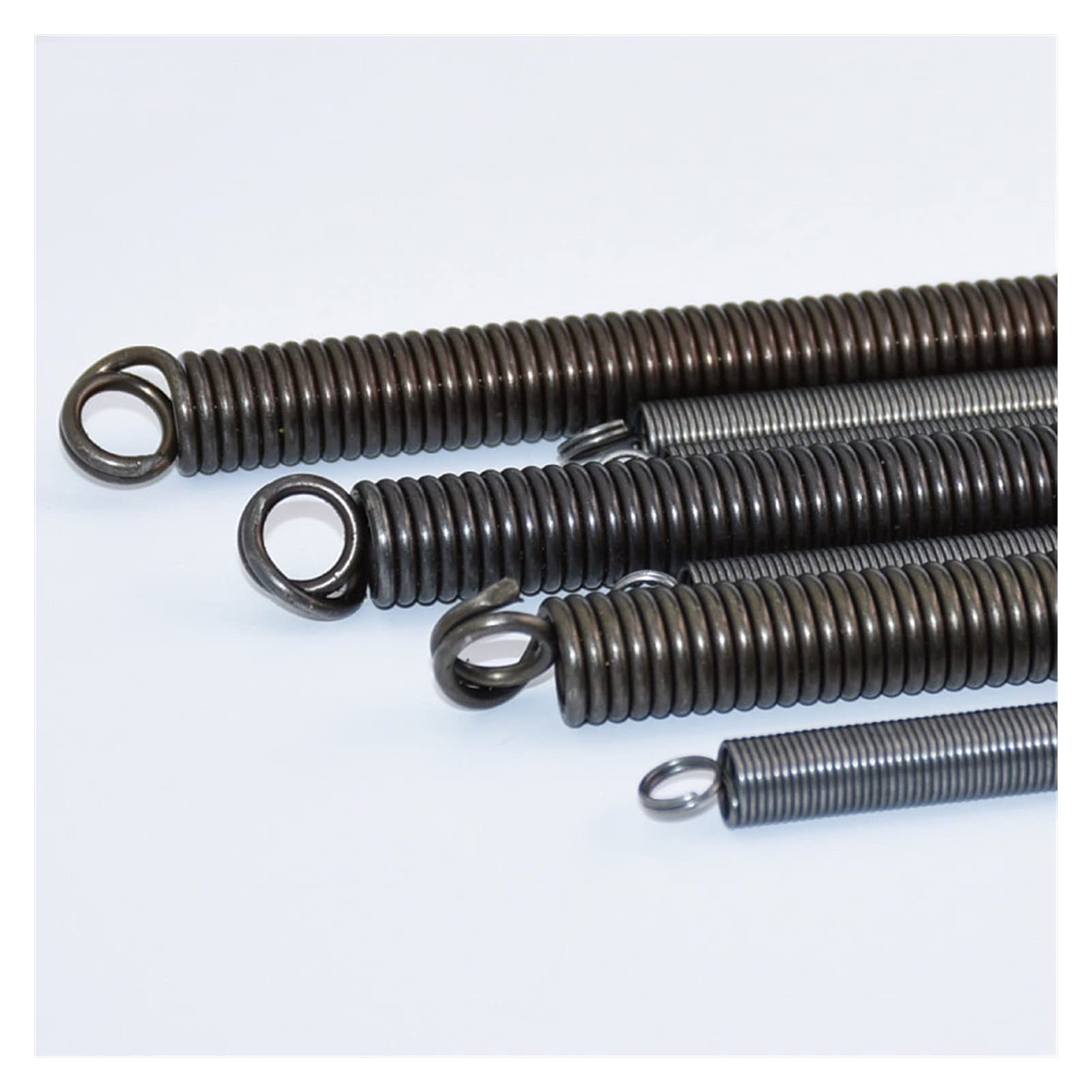 Sostituzione della molla di tensione del metallo Diametro esterno a molla di estensione 300mm Diametro a doppia bobina Diametro 1.0mm 1.2mm 1.4mm 1.5mm Diametro esterno 5mm-15mm Materiale in acciaio