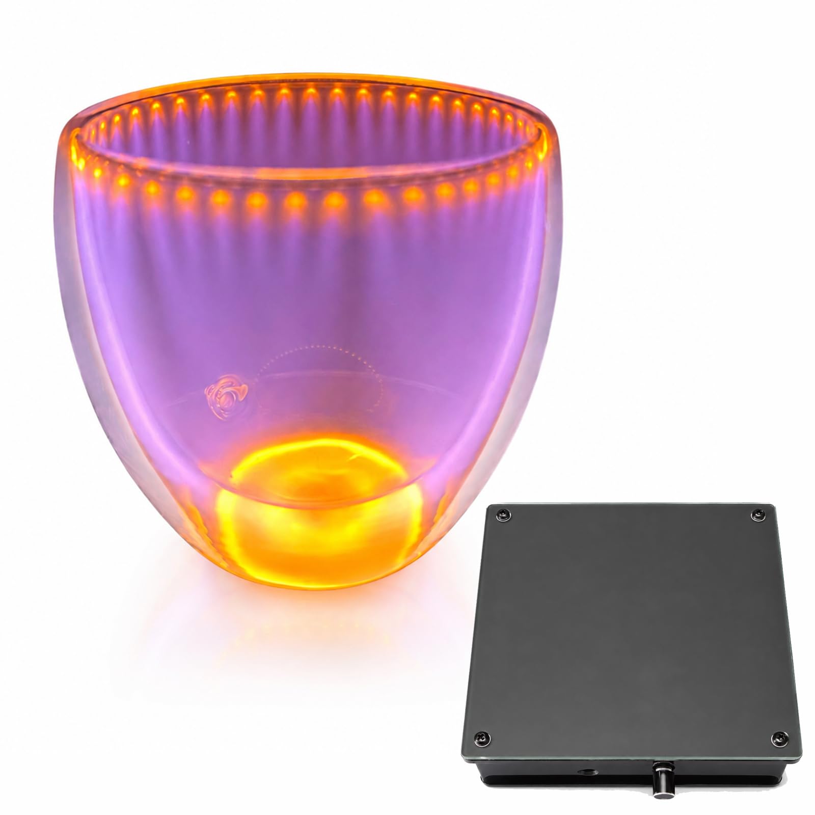 RKXKJ Tesla Coil Light Cup, Cup Shaped Artificial Lightning Plasma Light, Touch Activated Electric Arc, Cool Science Gadget, Unique Novelty Gift, for Party