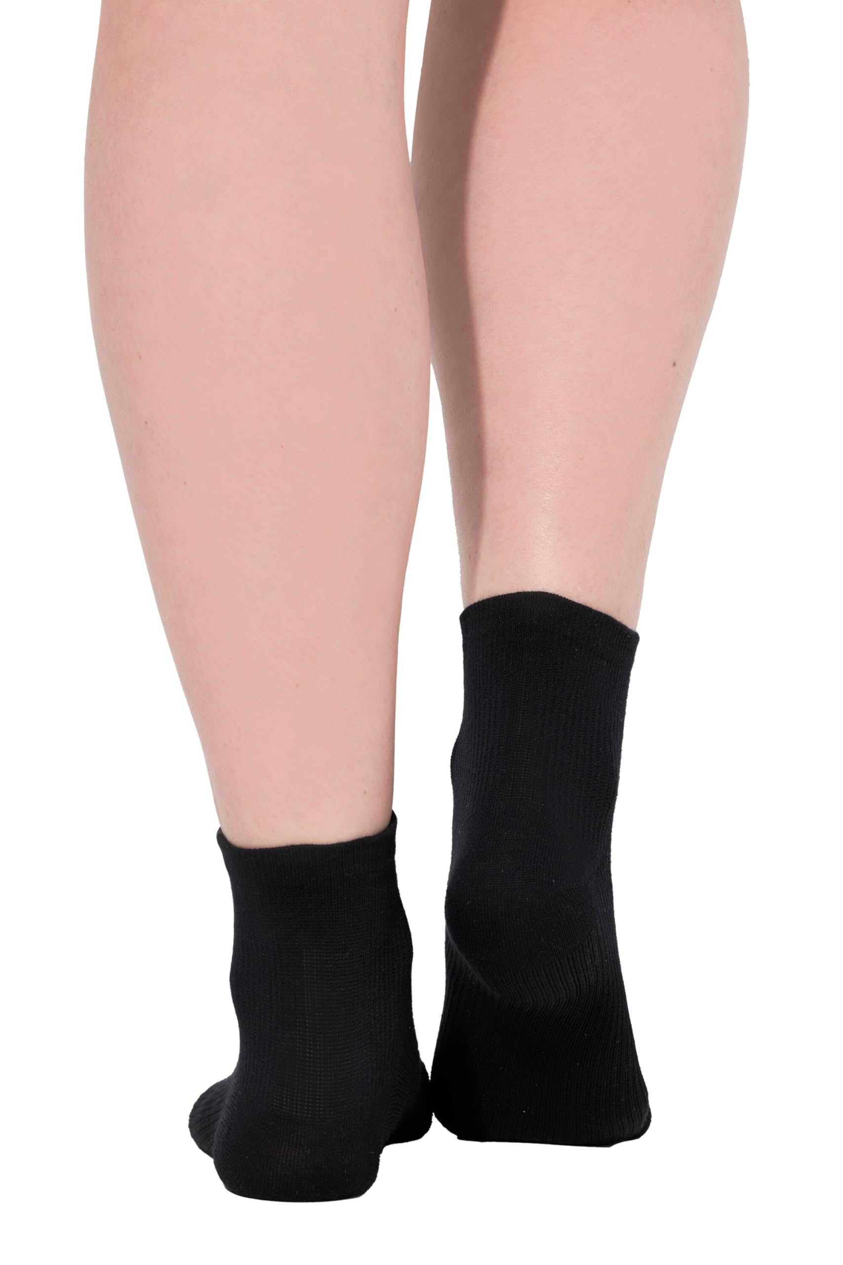 Ulla Popken Damen große Größen Übergrößen Plus Size Kompressions-Socken, Kurzschaft, starke Stützklasse 837349