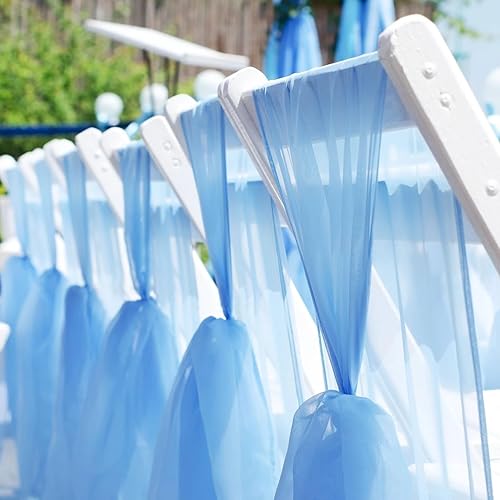 Miniatura 3 de Efavormart - Perno de tela de organza transparente de 54 pulgadas de ancho x 40 yardas para boda, fiesta de cumpleaños, baile, banquete, decoración