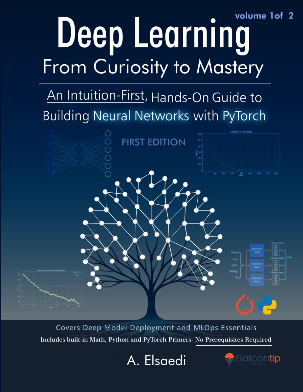Deep Learning: From Curiosity To Mastery -Volume 1: An Intuition-First, Hands-On Guide to Building Neural Networks with PyTorch