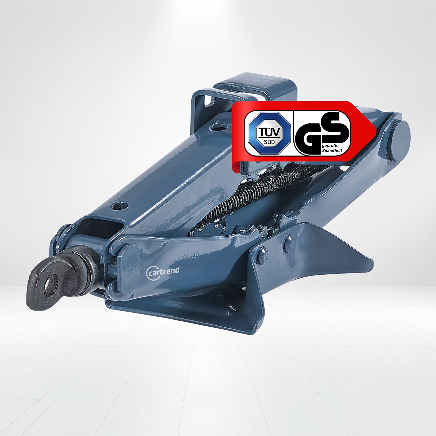 Schaarkrik met hand/ratel slinger - 2T - Incl. gratis handschoenen