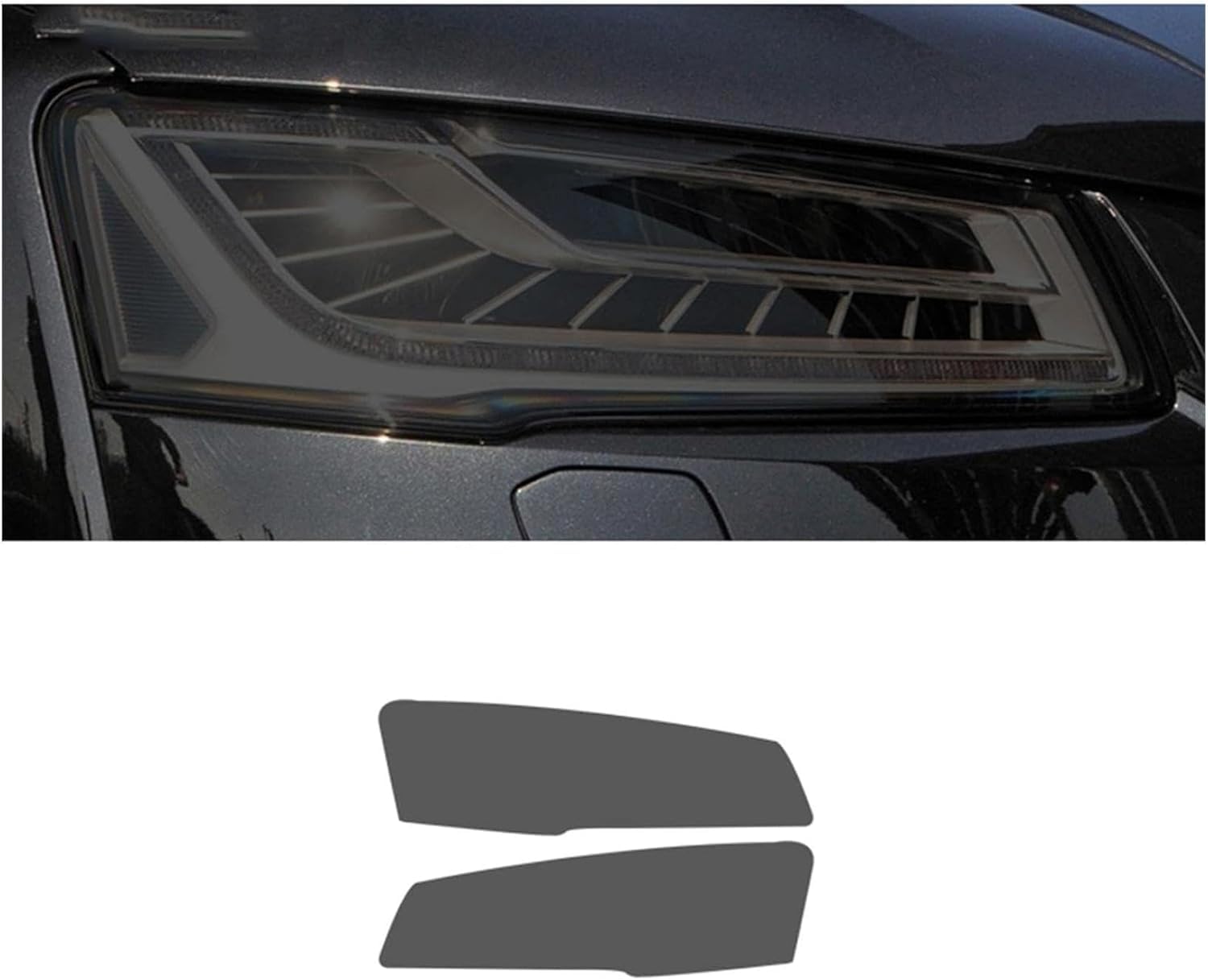 SamLng Car Front Light Film for S8 2014-2017 Car Headlight Protective Film Car Front Headlamp Protection Film car Lights Film Headlight Anti-Scratch Non-Yellowing Protective Film