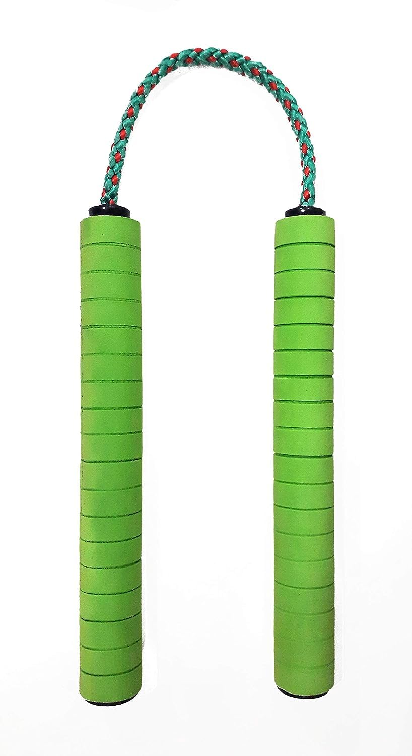 BE TREND Cotton Martial Art Weapon Foam Handled Ball Bearing Rope Nunchaku (Green) (B0CJFVDDXV) Amazon Price History, Amazon Price Tracker
