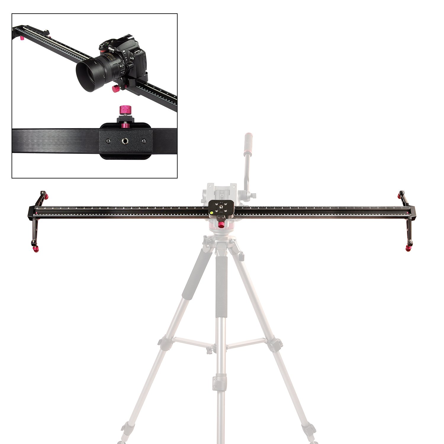 Amazon.com : LimoStudio 48 inch Rail Video Stabilization