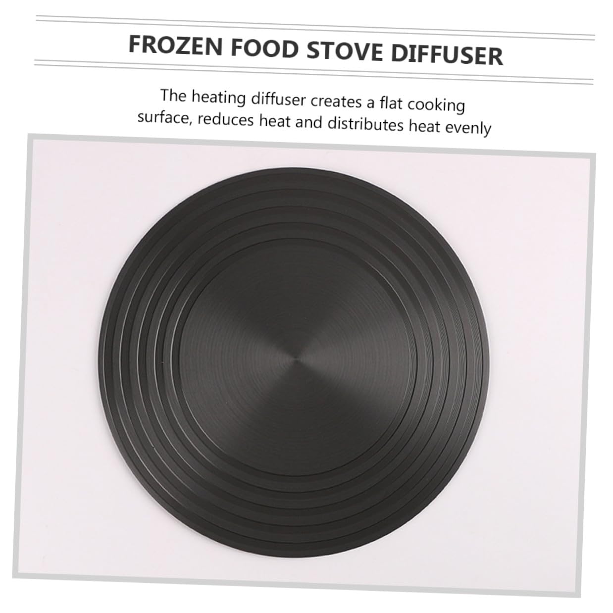 Difusor para Descongelación Rápida de Calor de 28cm Redondo para Estufa de Gas Placa de Aluminio y Protección Antiescarcha de Ollas en Cocina Doméstica
