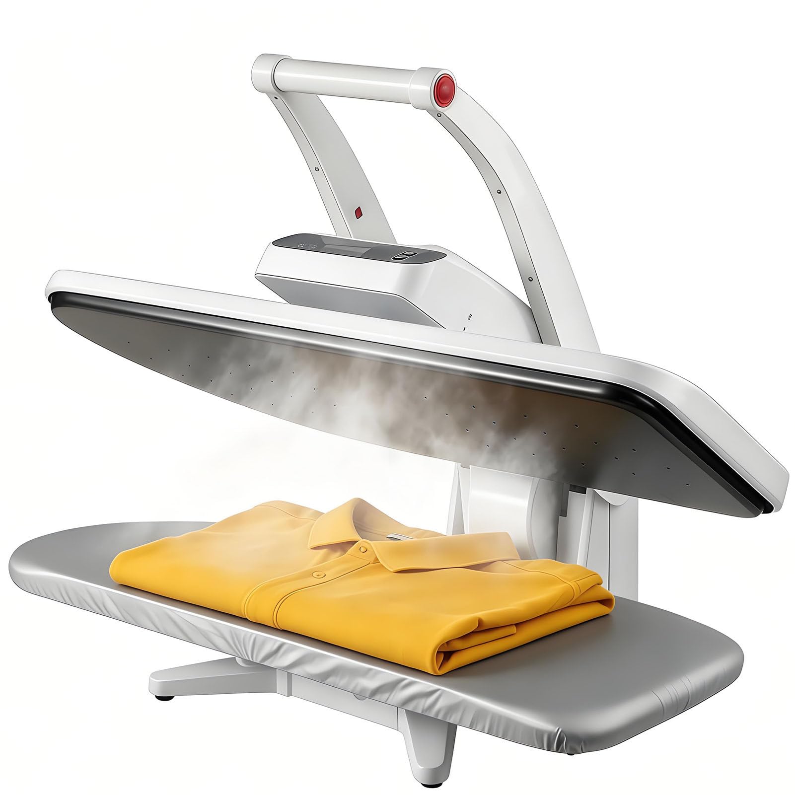 Ferro da Stiro a Vapore 1800W,Automatic Ironing Machine 1800W,Serbatoio 300ml Integrato,Regolazione Temperatura,Doppia Piastra 800×310mm,Pressione 50kg