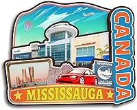 Vista 18 de London Ontario Canadá - Imán de madera para nevera, colección de madera 3D, hecho a mano, recuerdos de la ciudad de viaje, imán para nevera