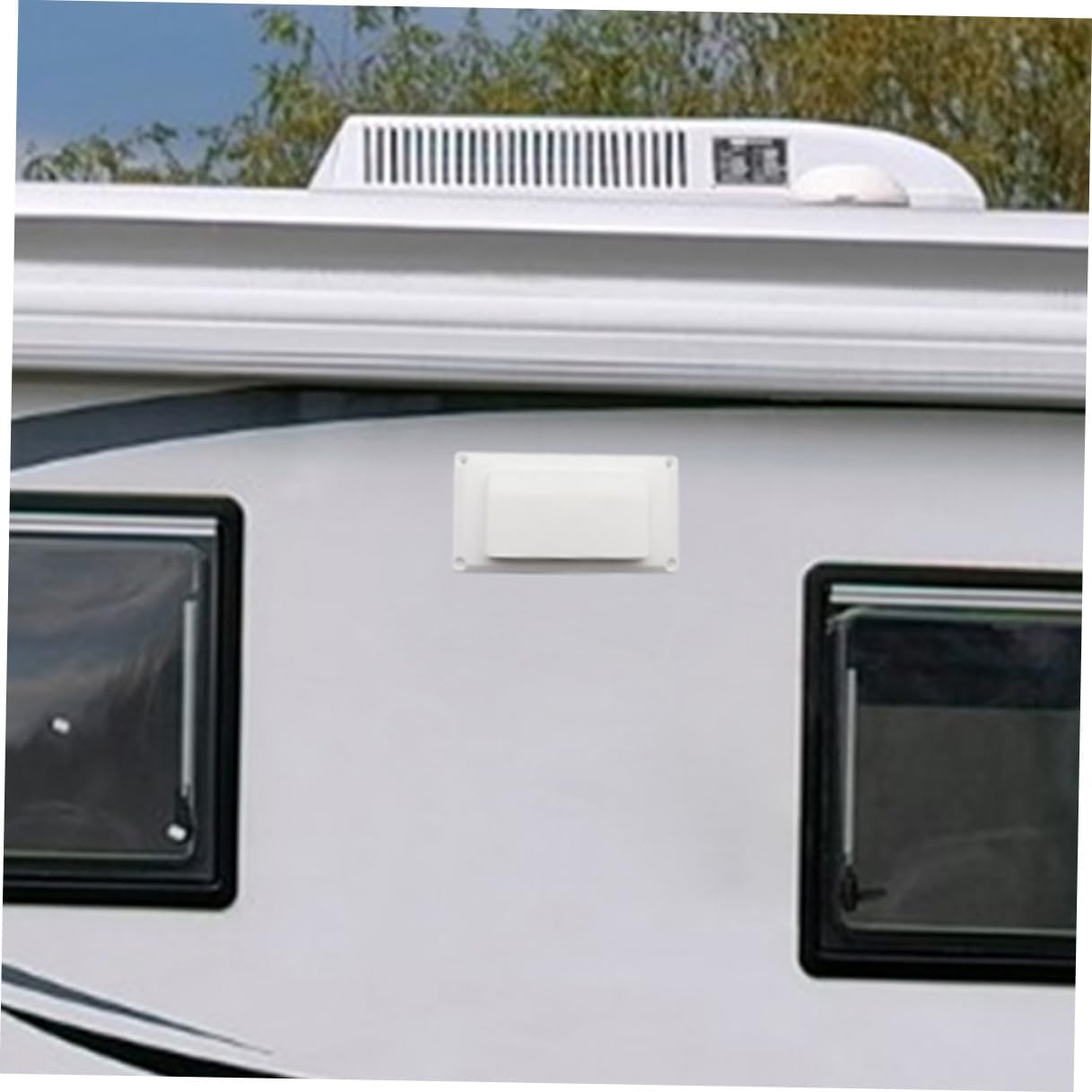 Rv Vent Fan 12v 15w Side Air Exhaust Fan with 4.84x6.42 Inch Opening for Trailer and Yacht Ventilation Cooling