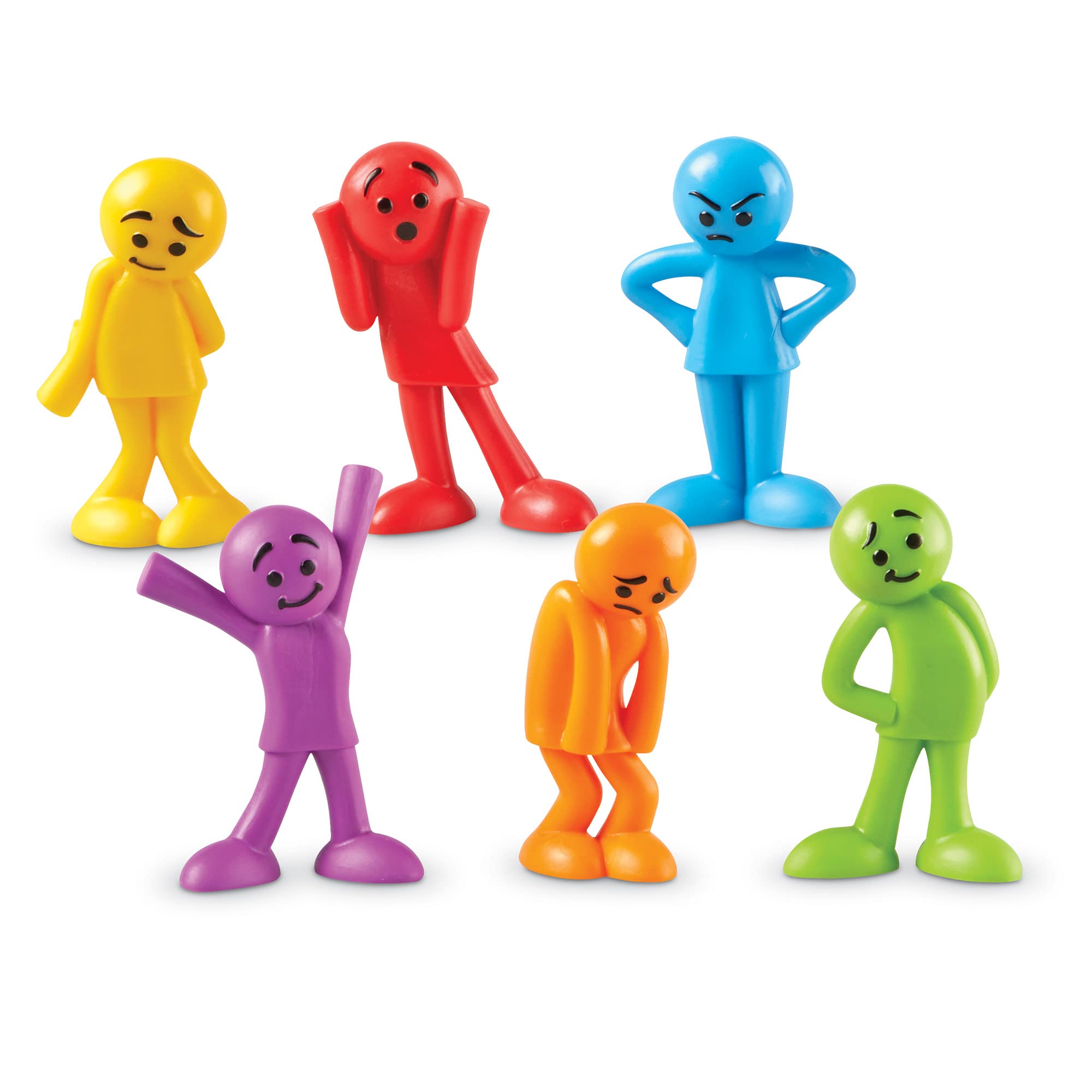 Learning Resources Jeu Émotions Enfants – Kit 54 Pièces Colorées – Tri et Communication – Activité Socio-Émotionnelle 3 Ans+ – Maison & Classe