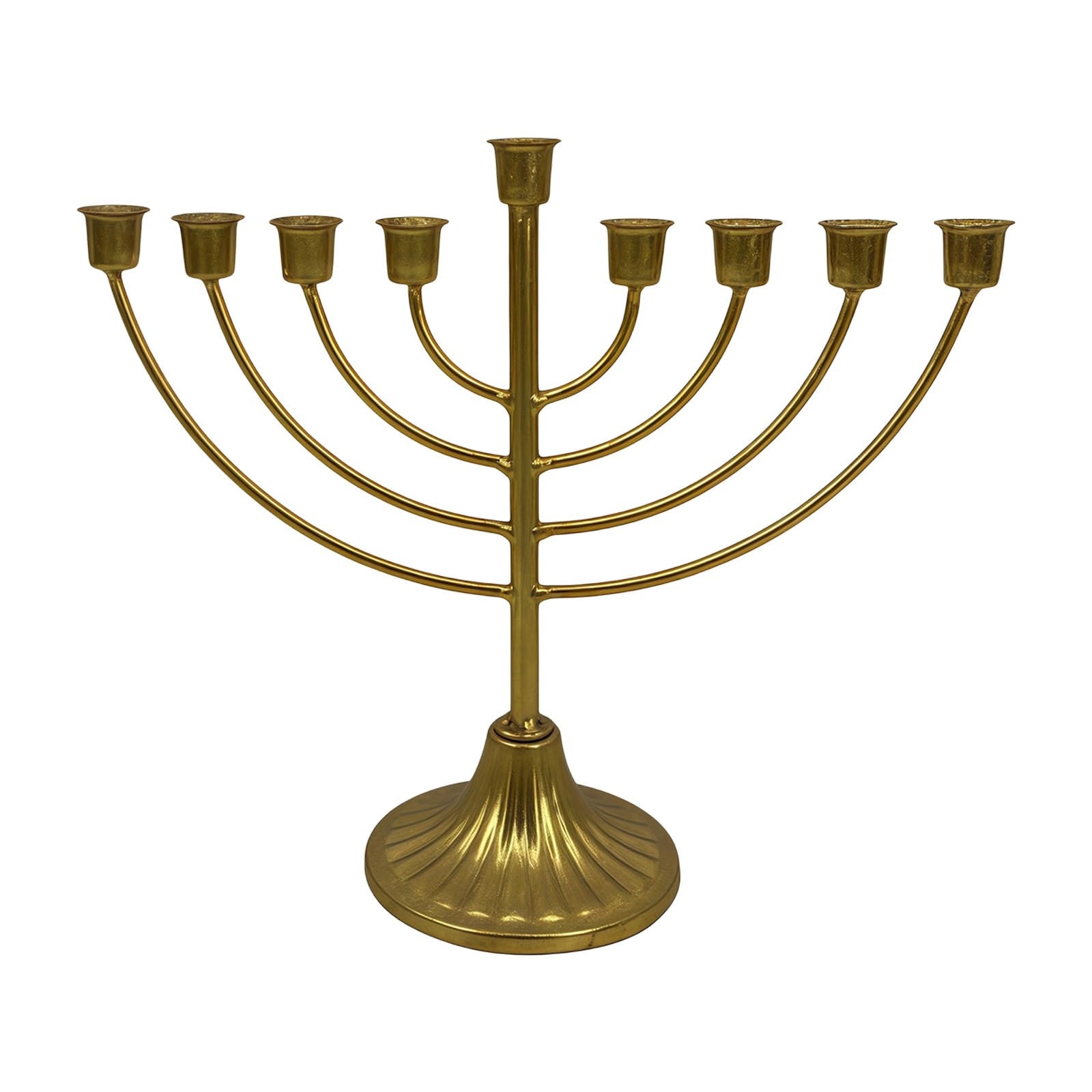 Ekoama Hanukkah Menorahs Multi Branch Metal Candle Holders Candelabra Elegant Traditional Candle Stand for Holiday Decors