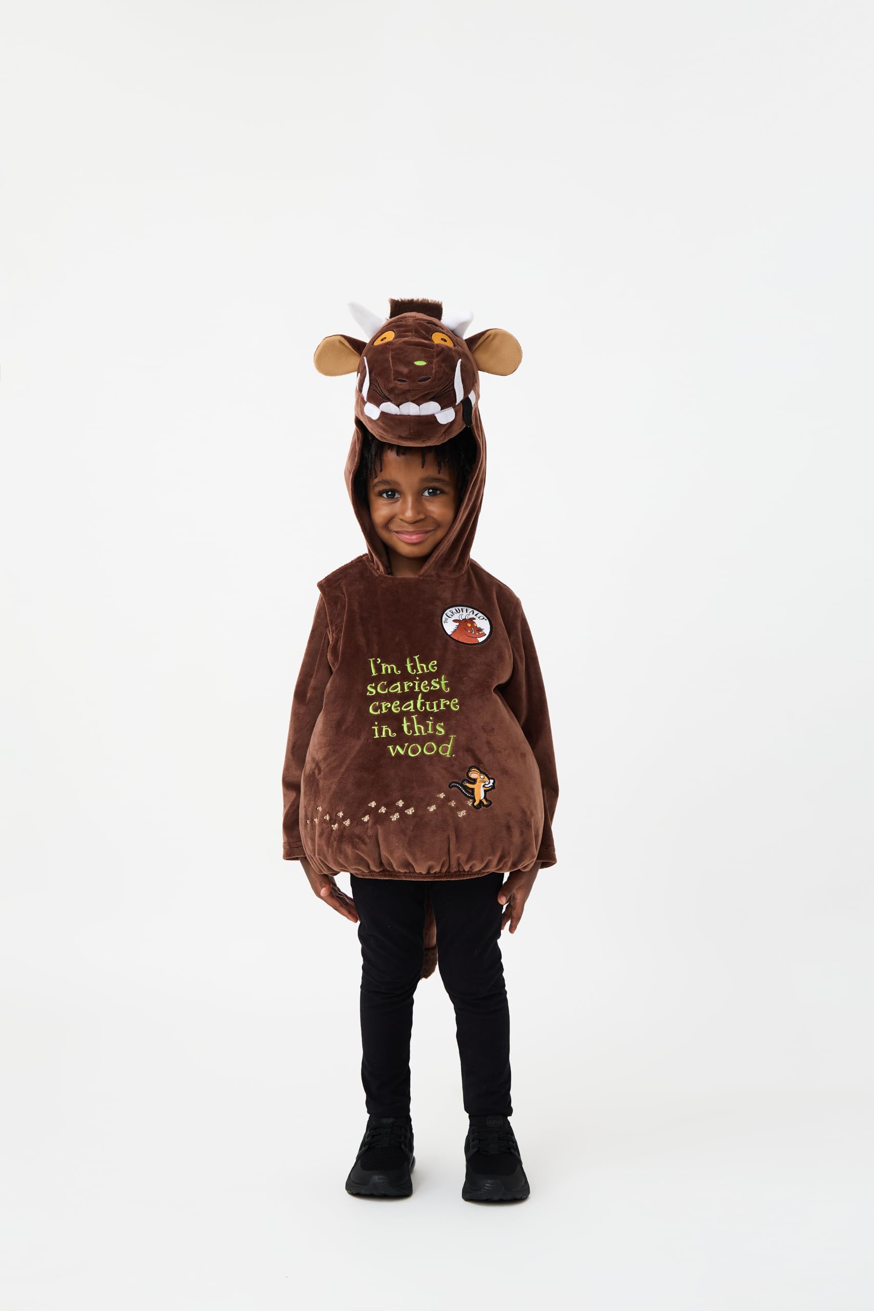 Blues Group Officially Licensed Gruffalo Julia Donaldson Tabard Unisex Kids Costume | World Book Day, Dress-Up, and Role Play | Ages 3–8 (6-8 Years)