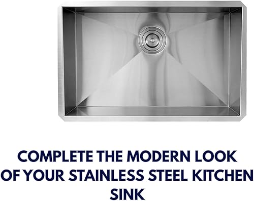 Miniatura 5 de Nantucket Sinks NS35CD - Drenaje de colador de lujo de 3.5 pulgadas, acero inoxidable