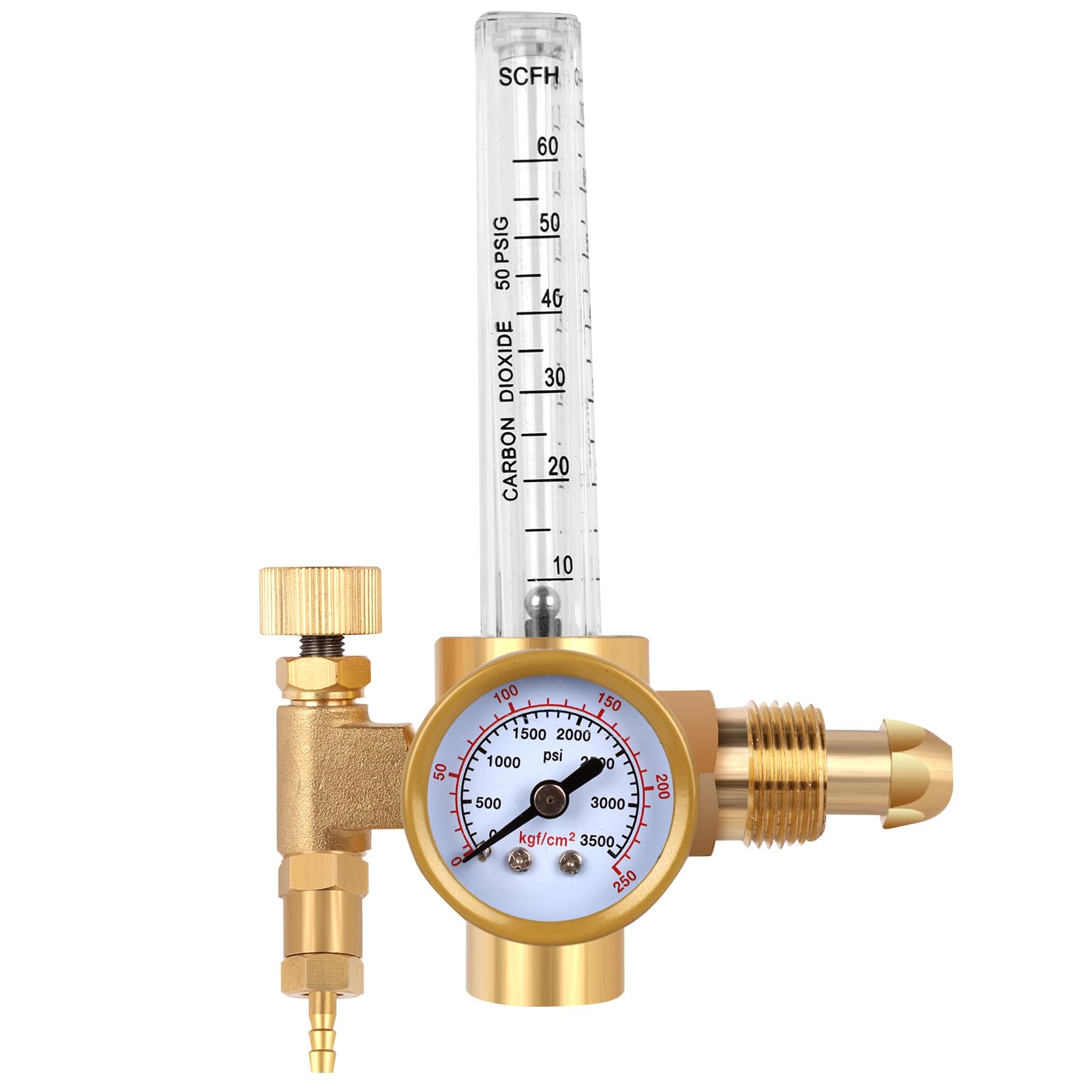 BO WELD argon regulator przepływu CO2 regulator przepływu gazu z wężem gazowym 2,1 m do spawarki TIG MIG