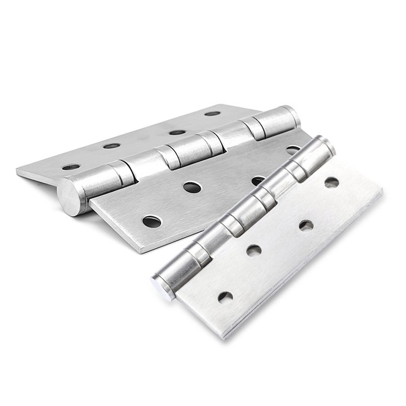 Nvsfzgiyg 5 Inch Door Hinge Hinge, 2 Pieces Of Door, Bearing Casement, Stainless Steel, Bedroom Bathroom Kitchen(5 Inch Door Hinge)