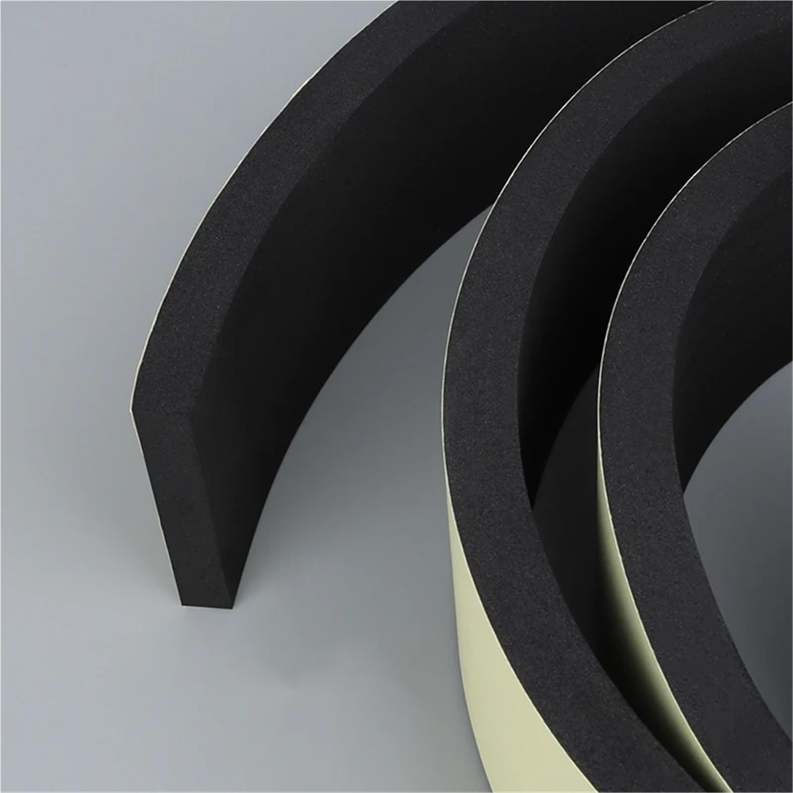 Cinta de espuma autoadhesiva para burletes, Cinta autoadhesiva de sellado espuma neopreno, espesor negro 1-50mm, ancho 10-40mm, longitud 10m(THICKNESS 10MM-40MM)