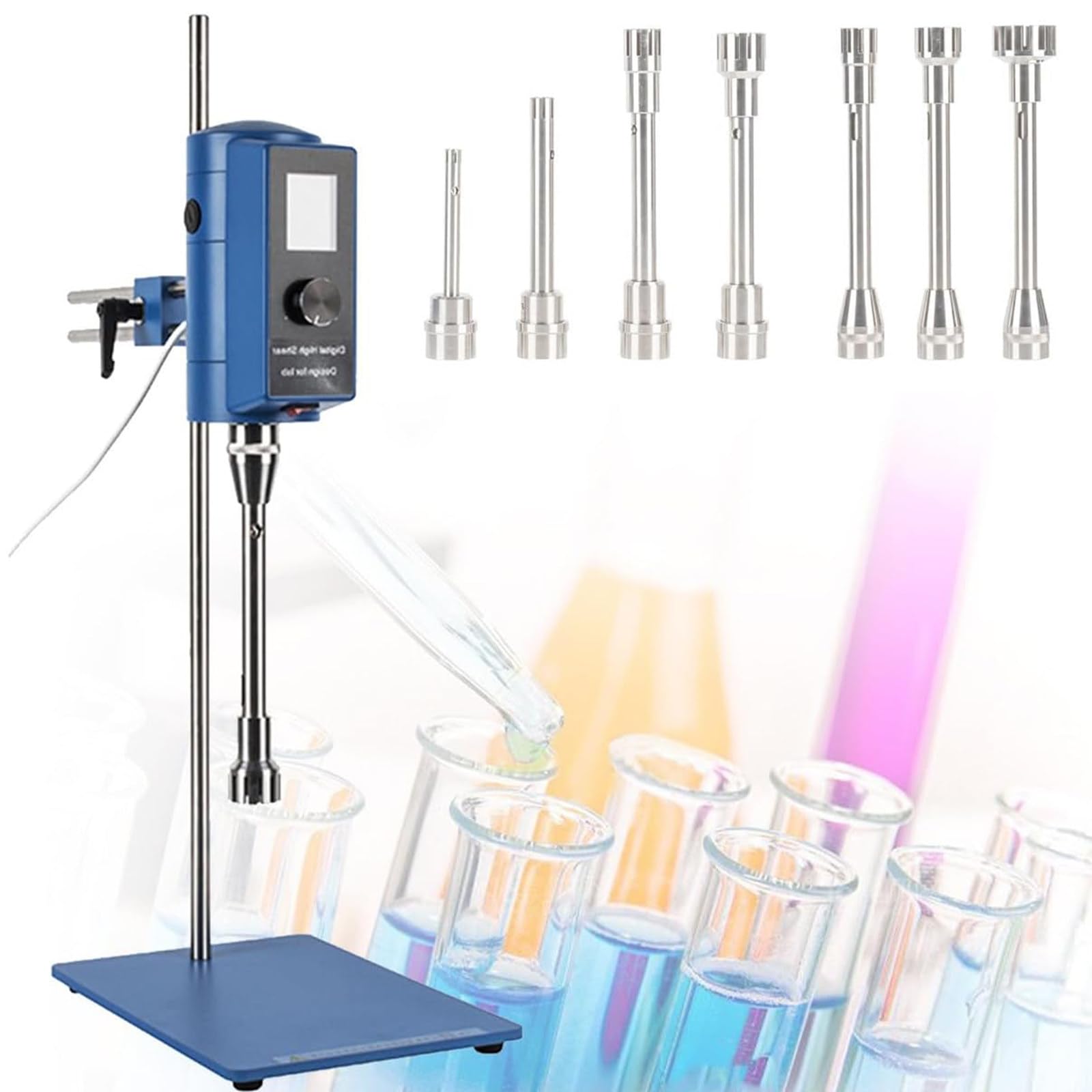 Laboratoryjny cyfrowy homogenizator o wysokiej prędkości, 5-10000 ml elektryczny mieszadło z wyświetlaczem LCD, 2000-28000 obr./min regulowana maszyna do emulgowania laboratoryjnego do mieszania