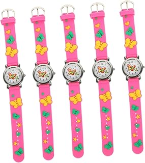 Crianças Assistem 5 Pçs Relógio Presentes Decoração Presentes Do Estudante Presentes Da Criança Presentes Do Miúdo Criança Apresenta Vidro Desenhos Animados Criança Cinta Crianças