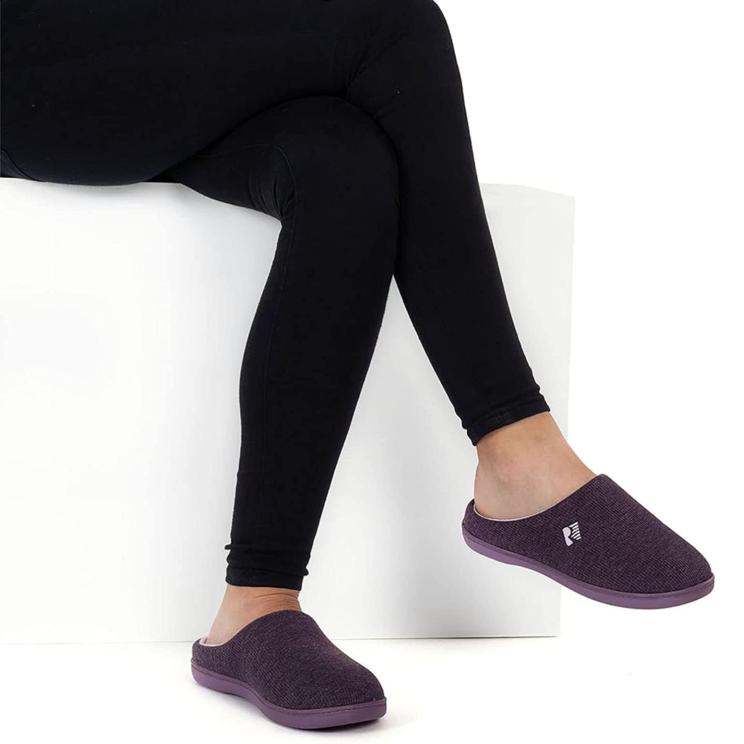 RockDove Bicolore Pantofola da Donna in Memory Foam