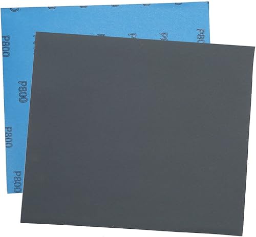 Miniatura 26 de LotFancy Papel de lija de grano 80 a 3000, 30 unidades, surtido de papel de arena húmeda seca de 9 x 11, hoja de lijado de carburo de silicio