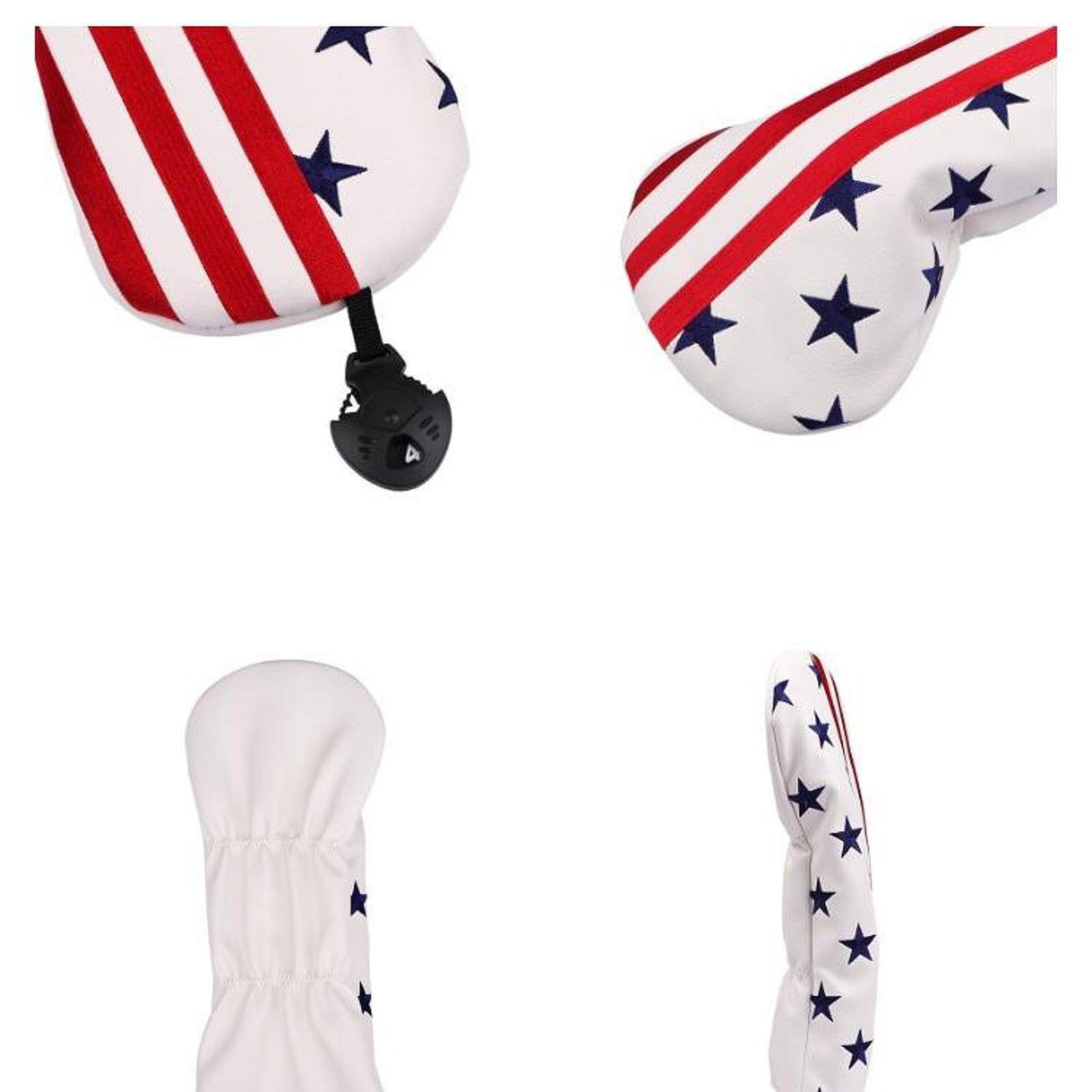 MERIGLARE Juego de 3 Fundas para Palos de Golf: Drivers, Maderas de Híbridos.